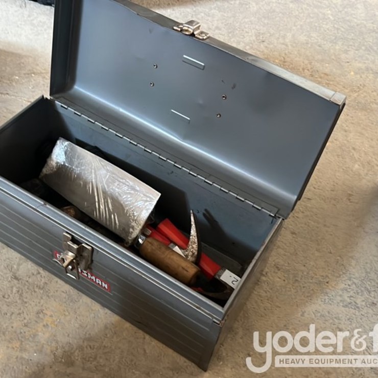 Craftsman Toolbox w/ Hammer and Saw Tools