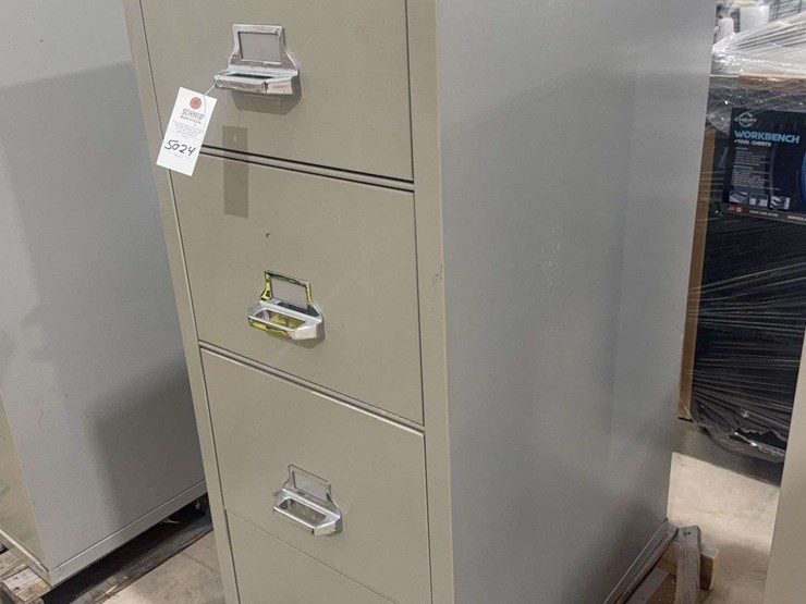 1-fire-proof-cabinet-with-keys,-4-drawers,-20-3/4"-w-x-31-1/2"d-x-52-3/4t-image-2