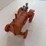 allis-chalmers-cast-iron-toy-tractor,-1/16-scale,-figurine-is-broke-image-3