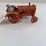 allis-chalmers-cast-iron-toy-tractor,-1/16-scale,-figurine-is-broke-image-1