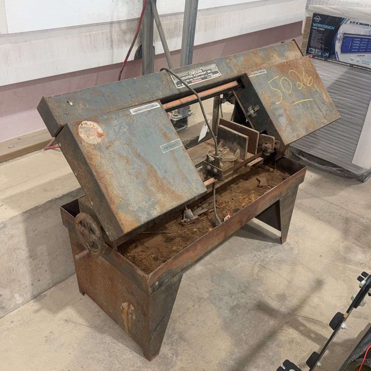 Carolina Industrial Equipment Bandsaw Model: HV12, does run just needs a little TLC