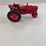 ertl-1988-case-corporatiom-mccormick-farmall-h,-die-cast-metal,-1/16-scale,-missing-wheel-image-1