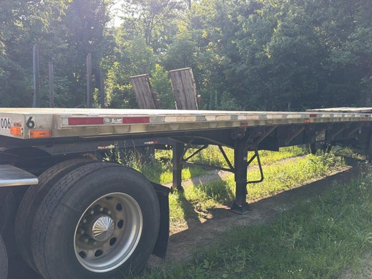 #1034-•-2004-transcraft-eagle-flat-bed-trailer---frye-lumber-company-image-1