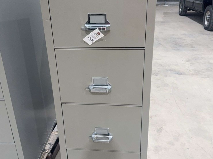 1-fire-proof-cabinet-with-keys,-4-drawers,-20-3/4"-w-x-31-1/2"d-x-52-3/4t-image-1