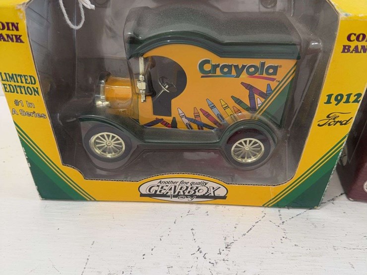 crayola-1912-coin-bank,-hershey's-1912-ford-coin-bank-image-2