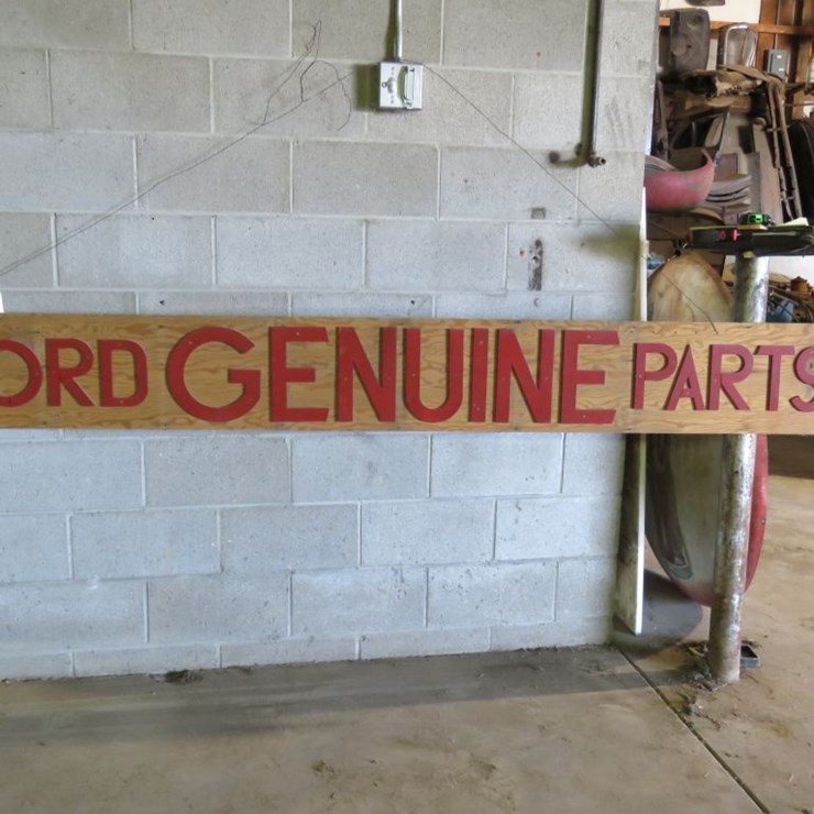 Homemade Wood Genuine Ford Parts
