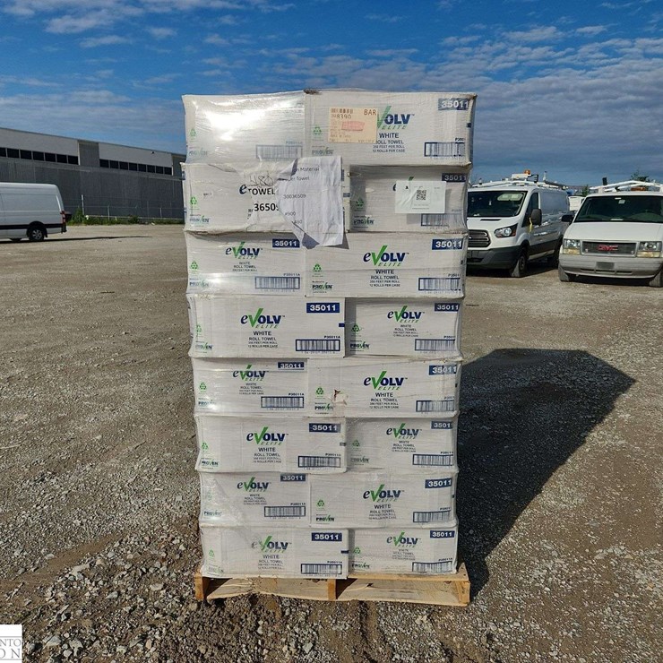 Skid of Paper Towel Unused