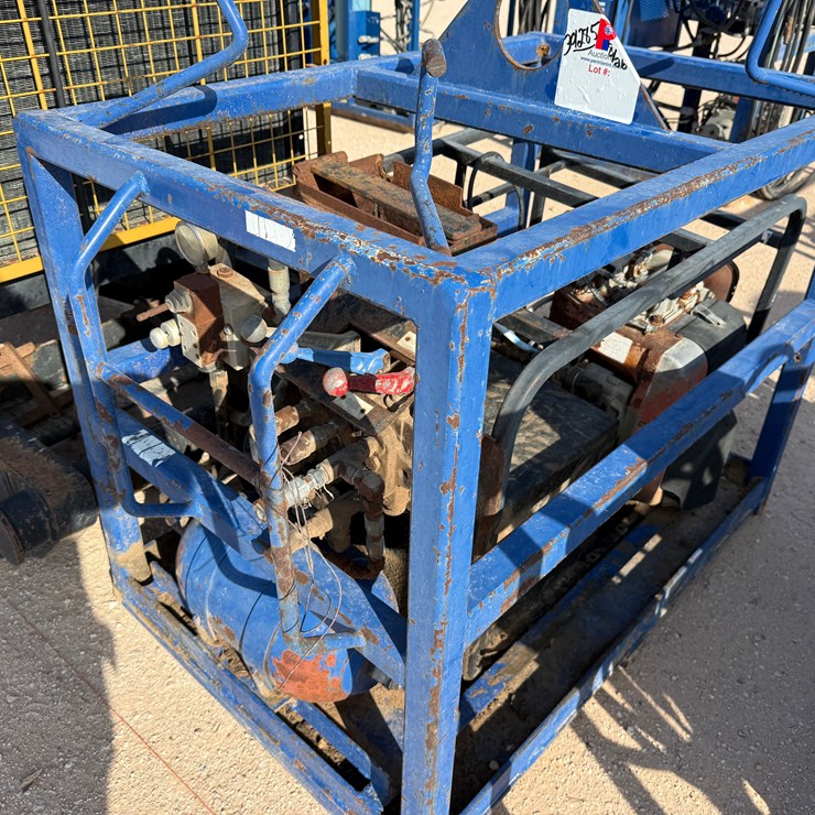 3K WP 1-BOTTLE ACCUMULATOR NITROGEN BACKUP / TEST SKID P/B ACME MOTORI DIESEL ENGINE