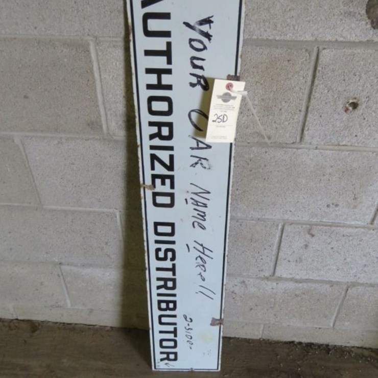 Authorized Dealer Sign unassigned