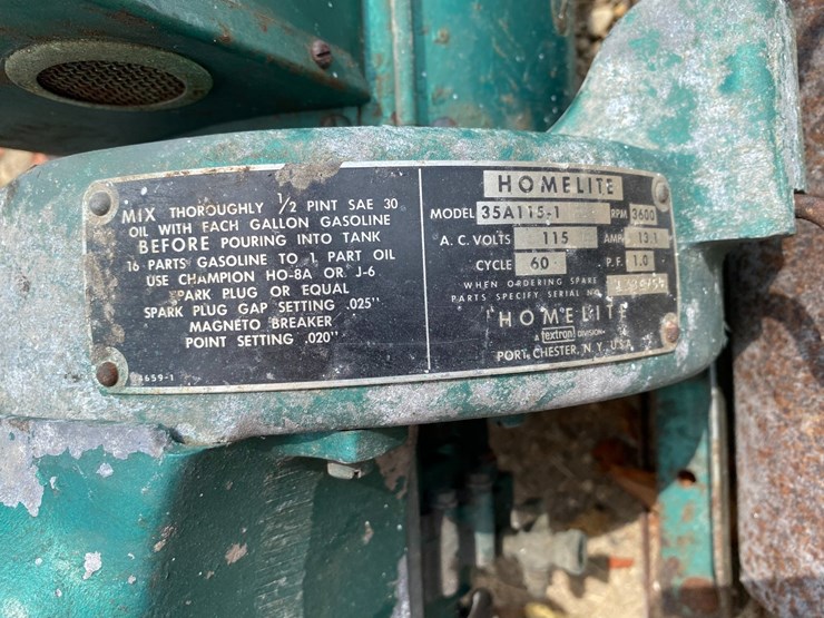 #5169-•-homelite-35a115-1-antique-generator-image-2