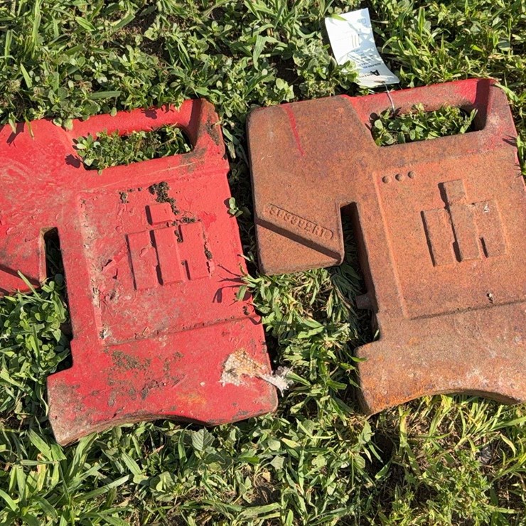 (2) International Harvester Suitcase Weights
