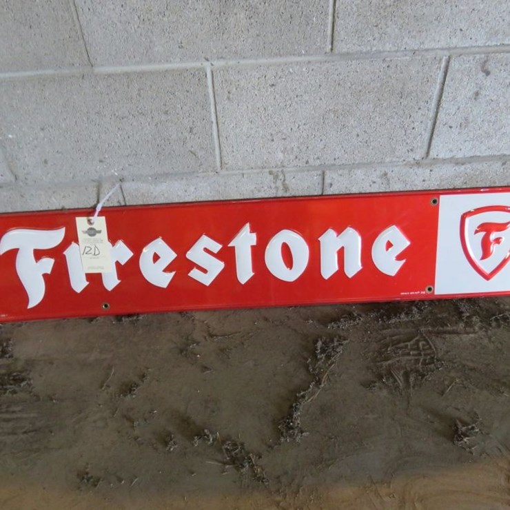 Firestone Tires Embossed Sign