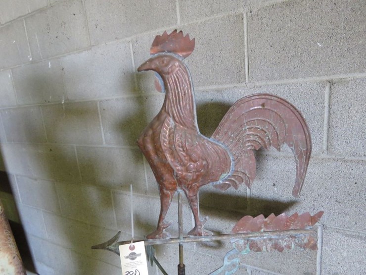 antique-weather-vane-with-rooster-image-2