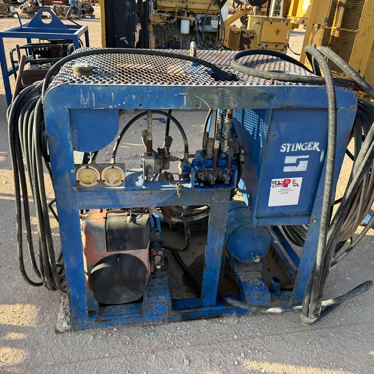 3K WP 1-BOTTLE NITROGEN BOP BACKUP / TEST SKID P/B 2-CYL DIESEL ENGINE