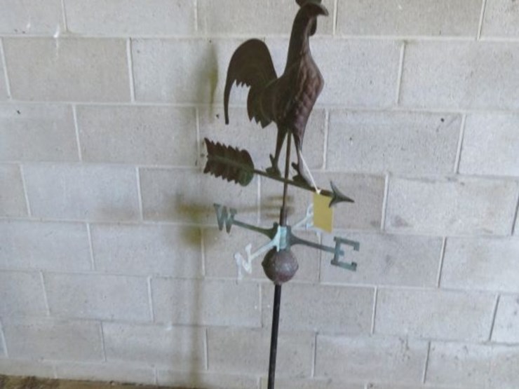 antique-weather-vane-with-rooster-image-3