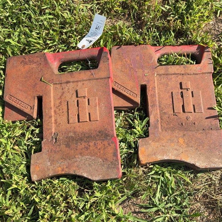 (2) International Harvester Suitcase Weights