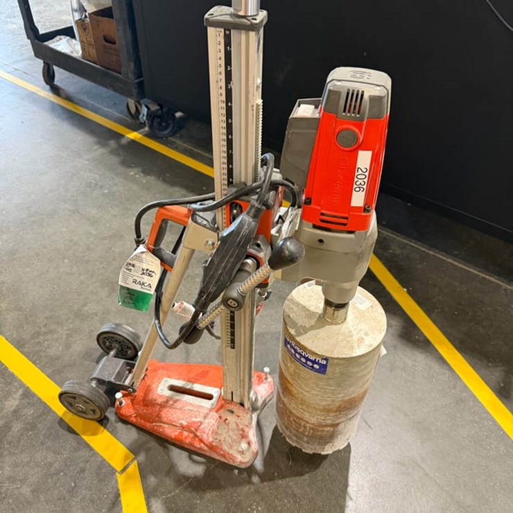 2022 Husqvarna DMS240 Core Drill Rig 10" Bit Max