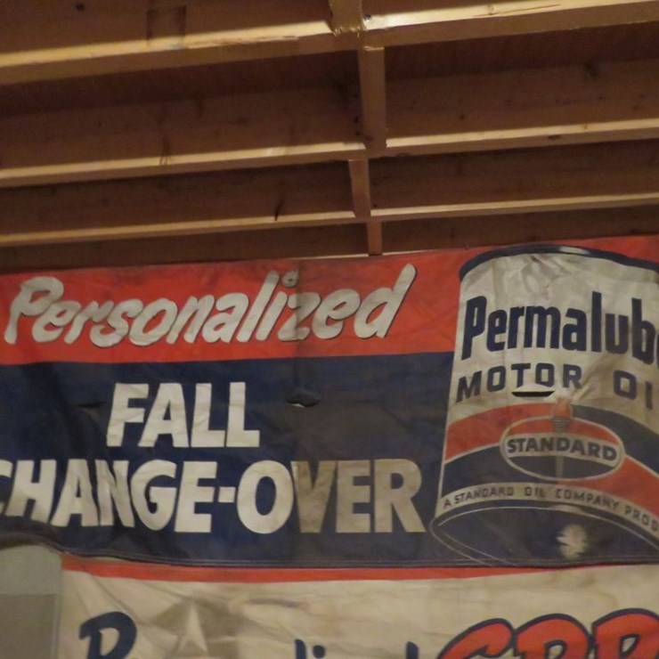 Permalube Cloth Display Advertising Banner