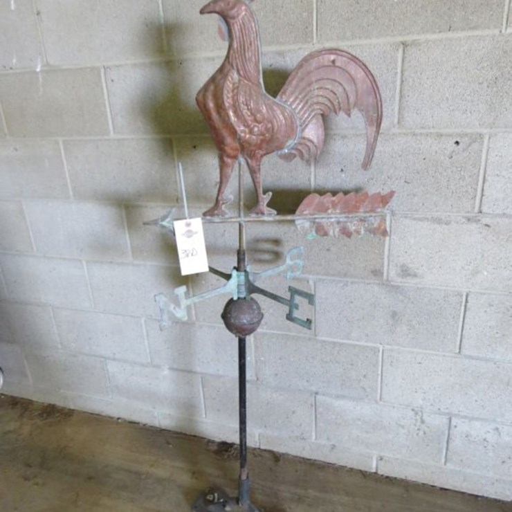 Antique Weather Vane with Rooster