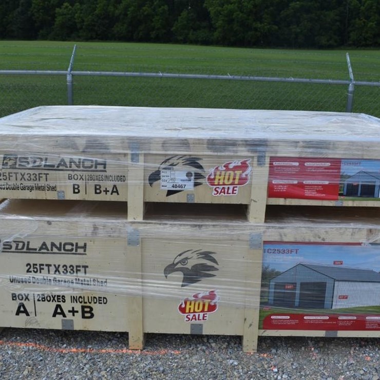 SDLANCH DOUBLE GARAGE SHED 48467