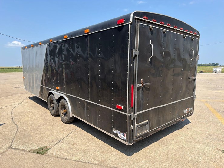 2012-forest-river-7ft-x-24ft-bumper-hitch-enclosed-trailer-image-5