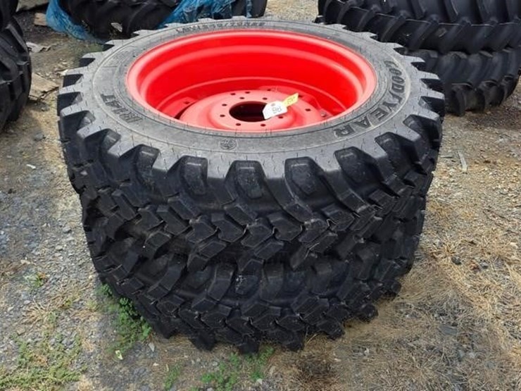 2-good-year-340/70r28-tractor-tires-&-rims-image-4