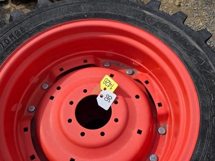 2-good-year-340/70r28-tractor-tires-&-rims-image-5