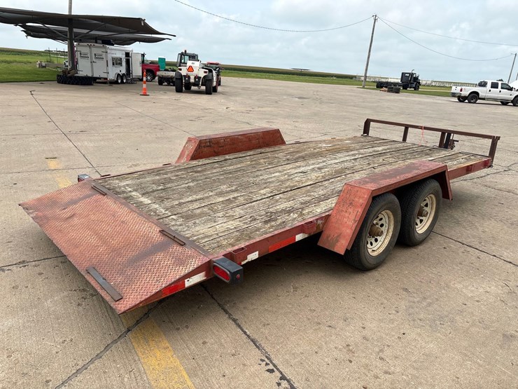 2002-neal-7ft-x-18ft-bumper-hitch-flatbed-trailer-image-3