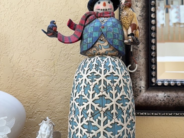 jim-shore-snowman,-vase-and-knick-knacks-image-3