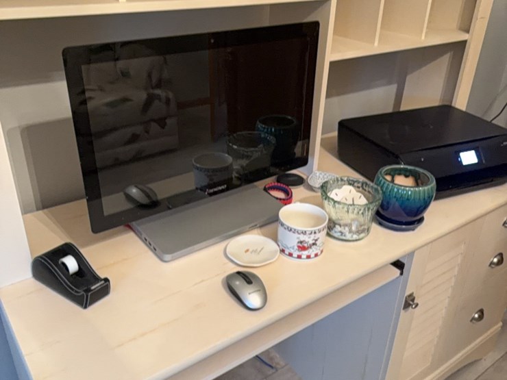 printer,-flatscreen-monitor,-other-miscellaneous-for-office-desk-image-2
