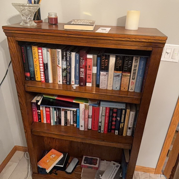 Book collection, this lot includes everything on bookshelf