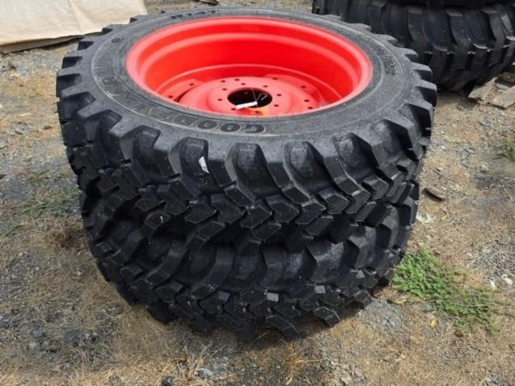 2-good-year-340/70r28-tractor-tires-&-rims-image-1