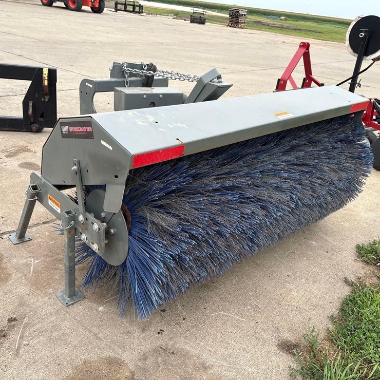 Worksaver 6ft 3pt Hydraulic Broom