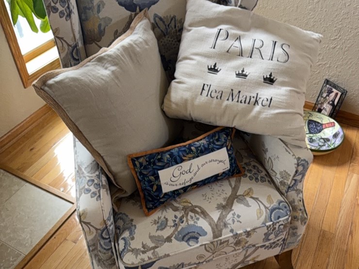 wing-back-chair-with-matching-paris-pillow-and-others-image-2