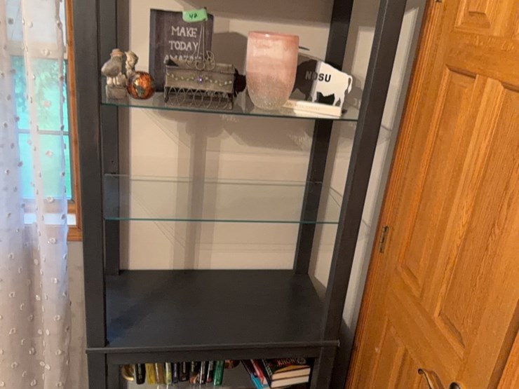 6-foot-shelf,-excellent-quality,-grey,-has-glass-shelves-and-top-light---note:--lot-48-is-an-exact-match-to-this-one.-it-was-decided-to-sell-them-separate.-image-11
