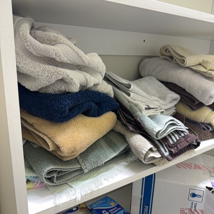 Towels and washcloths