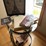 modern-diamond-shaped-wall-decoration,-eifel-tower-background-piece,-religious-books-and-other-items.-(less-table)-image-6