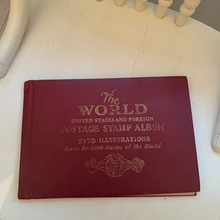 Postage stamp album