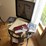 modern-diamond-shaped-wall-decoration,-eifel-tower-background-piece,-religious-books-and-other-items.-(less-table)-image-8