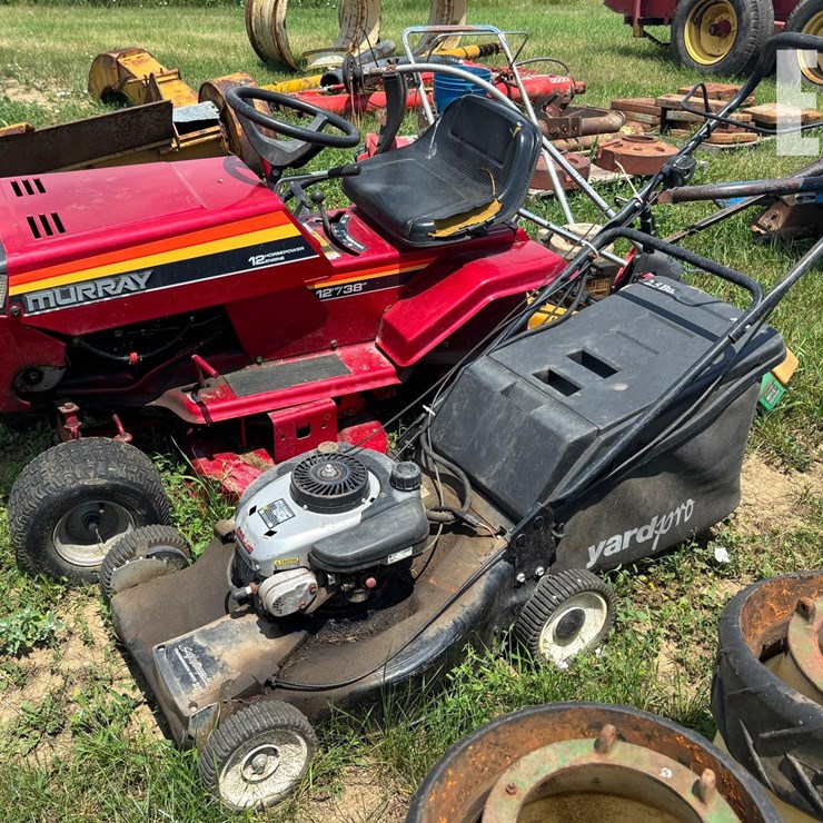 ASSORTMENT OF LAWN MOWERS, WEED EATERS, STRING TIM