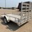 2018-k&o-pacesetter-7ft-x-12ft-aluminum-bumper-hitch-flatbed-trailer-image-3