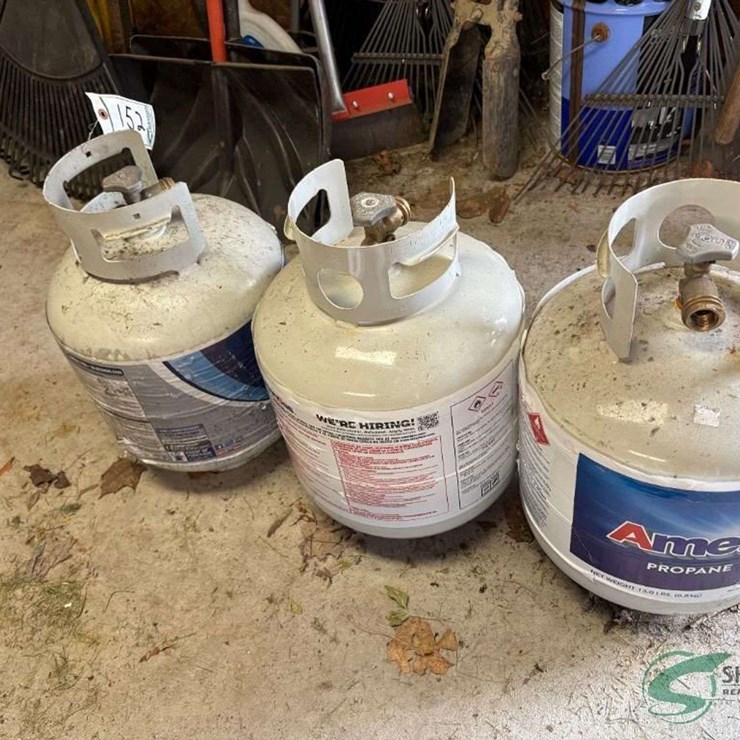 (3) Propane Tanks