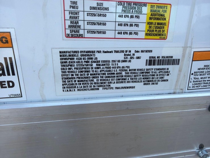 2020--haulmark-grizzly-hd-8-1/2ft-x-24ft-enclosed-trailer----like-new-image-14