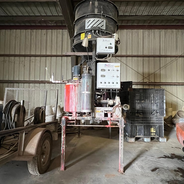 USC 800 Seed Treater with Guardrails and Screen