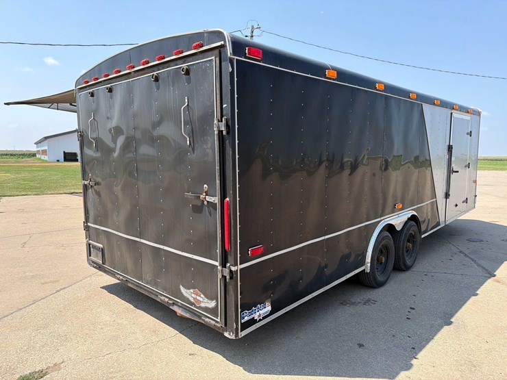 2012-forest-river-7ft-x-24ft-bumper-hitch-enclosed-trailer-image-4