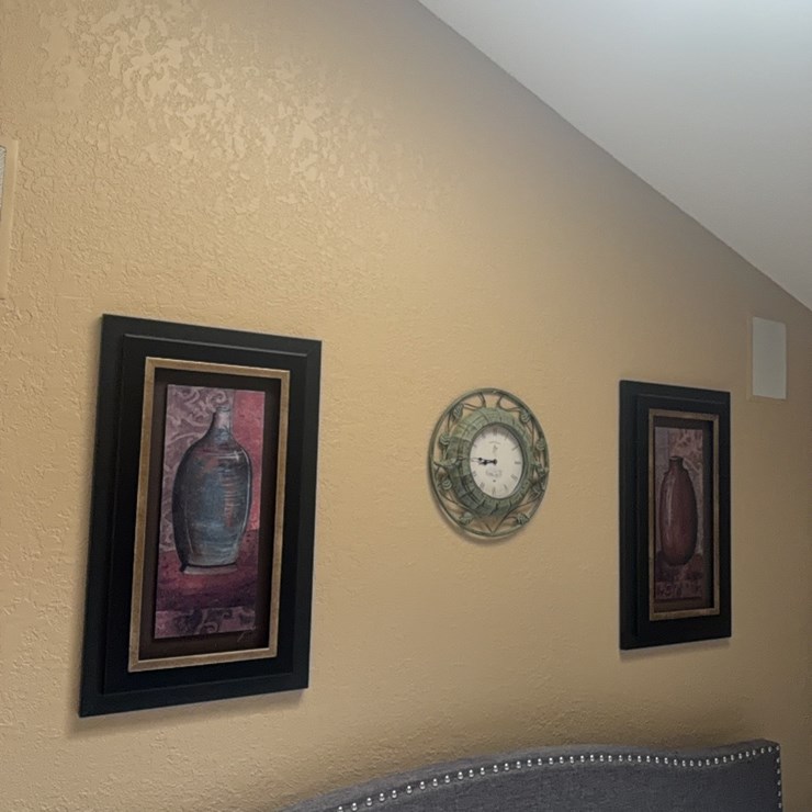Two Picture set and Clock