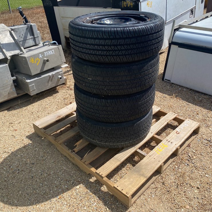 #1616 • (4) GOOD YEAR EAGLE RS-A ON 5 LUG RIMS