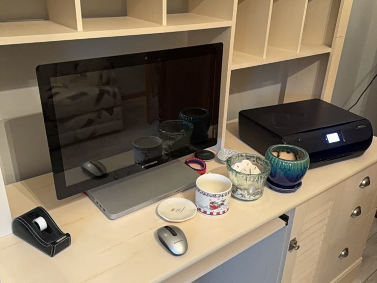 printer,-flatscreen-monitor,-other-miscellaneous-for-office-desk-image-1