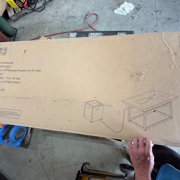 #3722 • Propane Fire pit table