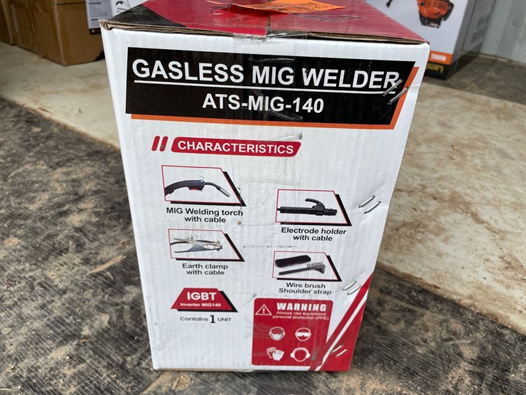 #10638-•-2026-ats-power-gasless-mig-140-welder-(mosinee,-wi)-image-2